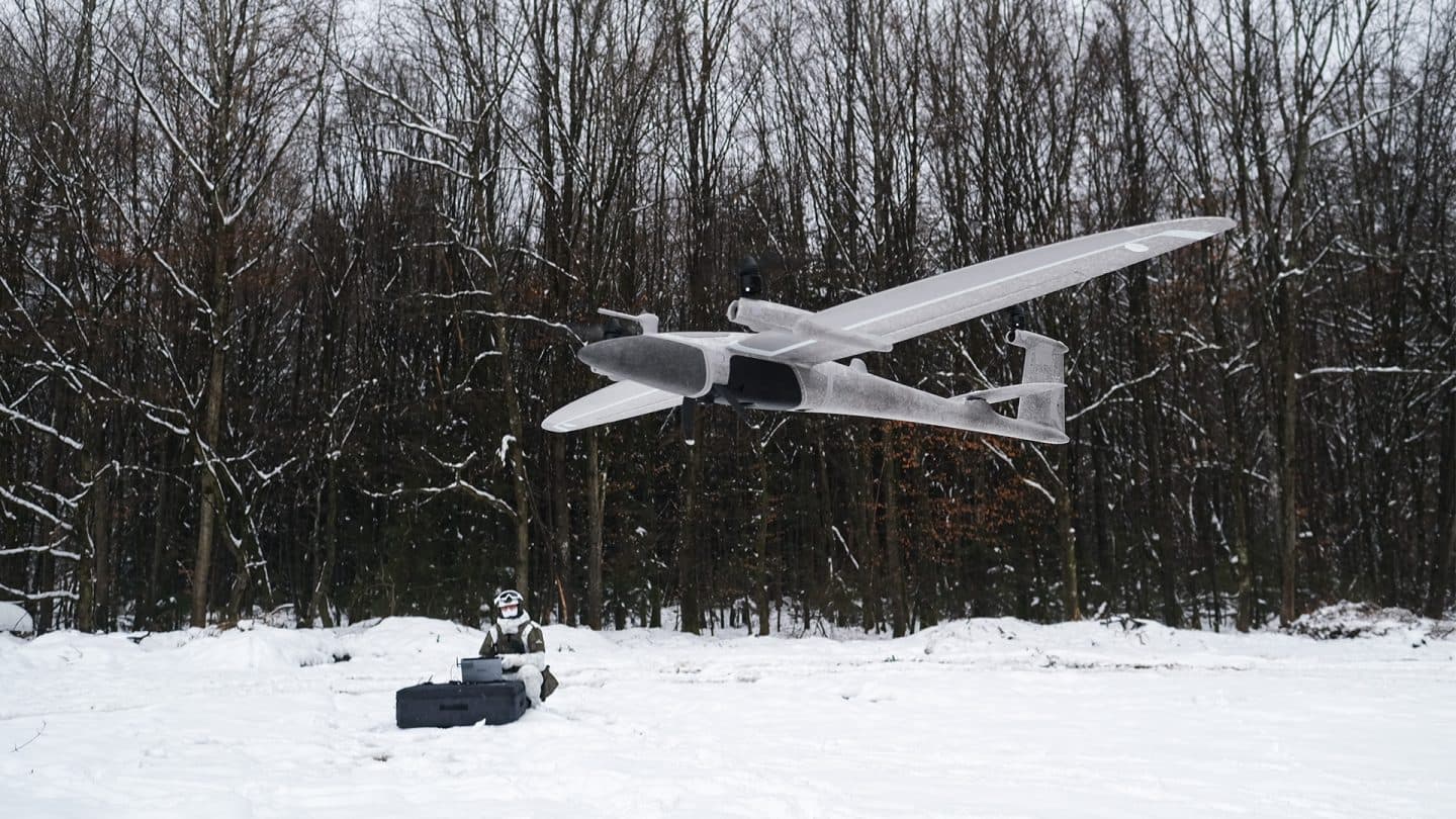 BotBit tactical UAV — swarm-capable fixed-wing drone for military drone lab India